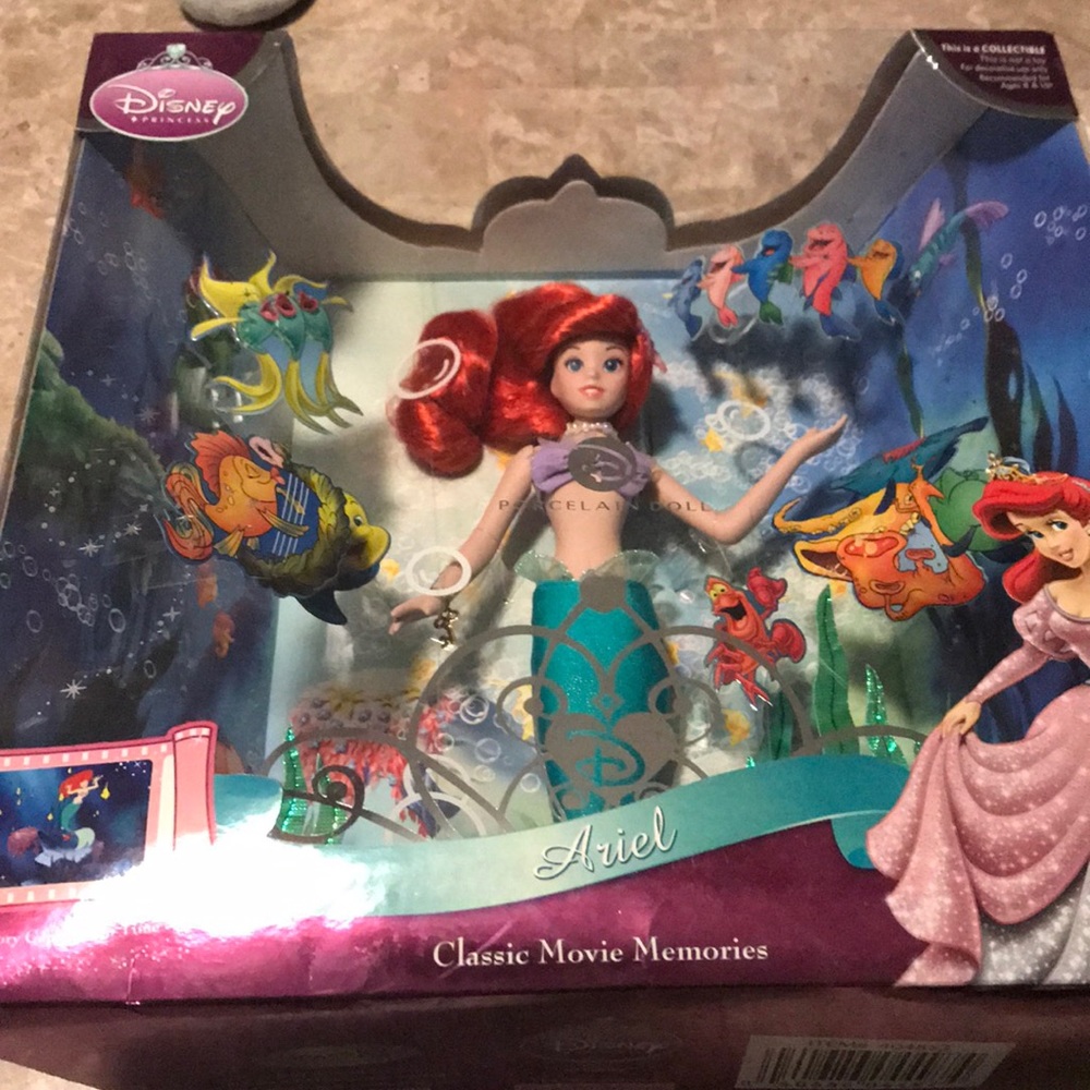 The Little Mermaid Ariel porcelain doll